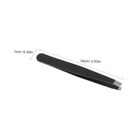 ORFOFE 1 Set Stainless Steel Tweezers Kit with Case Precision Brow Tweezers for Eyebrow Shaping Facial Hair Removal and Beard Grooming Tools