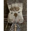 Primitives Supplies for Grubby Primitive Rustic Easter Bunny Rabbit Spindle