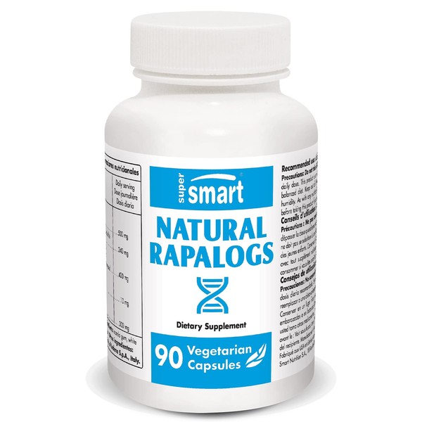 Supersmart - Natural Rapalogs - with Meriva® & White Willow Standardized to 25% Salicin - Anti Aging - Inhibitors of mTOR | Non-GMO - 90 Vegetarian Capsules