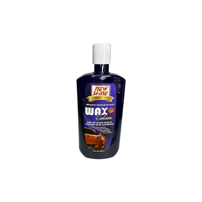 NEW SHINE Wax Color Cera de Color (Azul Marino)