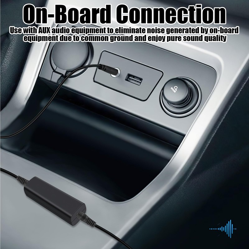 Ground Loop Noise Isolator for Car Audio and Home Stereo