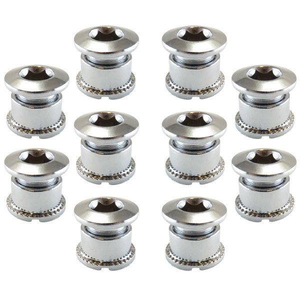 FregocS Bicycle Chainwheel Chainring Bolts Nuts Convenient Set of 10