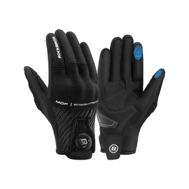 ROCKBROS Motorcycle Riding Gloves for Men Women, Touchscreen Motorcycle Gloves Breathable Cycling Hard Knuckles Gloves for Outdoor Sports Mountain Dirt Bike Bicycle MTB