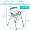 Vive Shower Chair for Elderly & Disabled - Handicap Bath