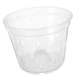 GANAZONO Orchid Pot Planter with Drainage Holes Transparent Design for Use Breathable Slotted Base for Healthy Root Growth Lightweight and Washable