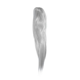 FRCOLOR Synthetic Grey Hair Wigs Long Straight Lace Front Natural Look Replacement Headwear for Women Comfortable Washable