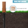 Furnishh No Dig Ground Anchor 4"x4" Post Holder U Model