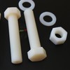 5 x Natural Colour Nylon, Hex Head, M20 x 100mm,