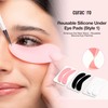 Curacoro Reusable Eye Pads, Silicone Under Eye Patches Lash Lift