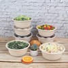 JAYEEY 37 oz Disposable salad bowls with lids, Sugarcane Fiber