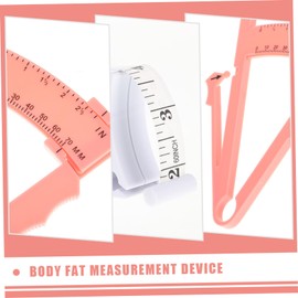 IWOWHERO 1Set Handheld Caliper Waist Tape Measure Accurate Skinfold Measurement Device for Tracking Lightweight Easy to Use