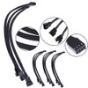 ThtRht 3 Pack Fan Splitter 4 Pin Cable 3 Way