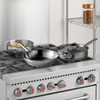 Stainless Steel Cookware Set With 3 Qt. Saucier, 3 Qt.