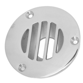 Culnflun Boat Floor Deck Drain, 316 Stainless Steel Boat Floor Deck Drain Polished Treatment Corrosive Resistants Marine Drain Accessories for Yachts Kayak (Silver)