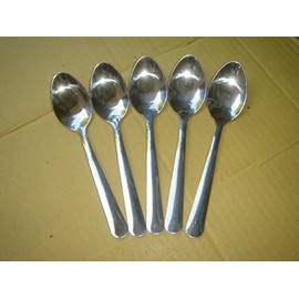 Pack of 5 Pieces Heavy Duty 18/10 Stainless Steel Spoon 7 Inch Long