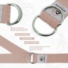 Yoga Strap Belt with Metal D-Ring Buckle, 6ft long &