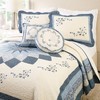 Modern Heirloom Charlotte Standard Sham, Blue, 26" x 20"