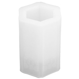 Resin Mold Large Pen Holder Silicone Molds Reusable DIY Casting Supplies for Flower Pots GiftsHex Pattern