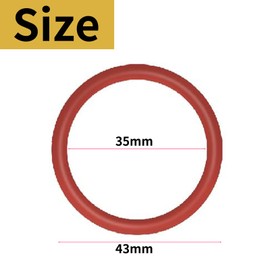 4 O-Rings Compatible with Delonghi Magnifica S, Dinamica, EAM, ECAM, ESAM, Siemens - For Brewing Group, Pressure Plunger, Heating Block (Set)