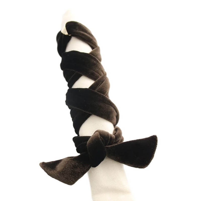 Vingtaine H7624 Tight Pony Hair Cuff, Pony Hook, Velour, Lacing,