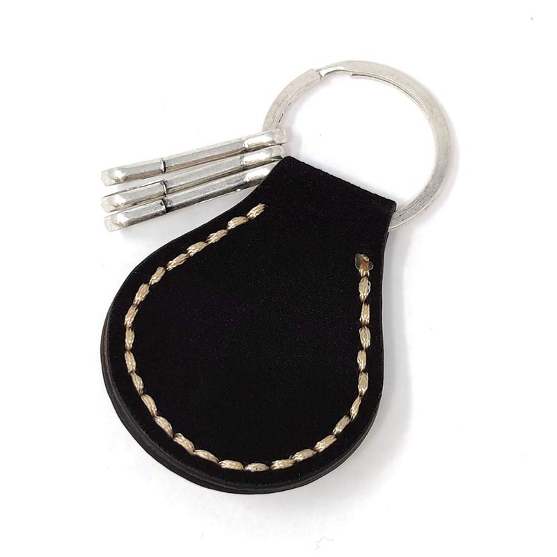H.N.Z nskh-003a Key Chain Suede Concho Turquoise Native American Keychain