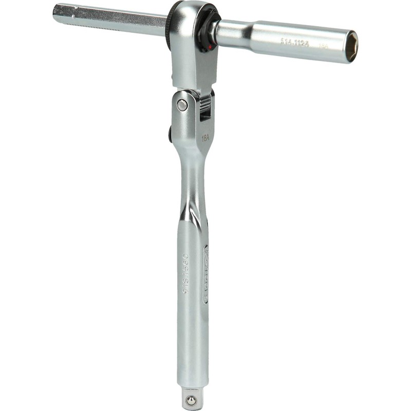 KS Tools 918.1590 1/4 Inch Bit Joint Reversible Ratchet Set