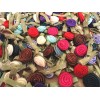 Charmed Satin Swirl Flower 100 pcs -0207-B