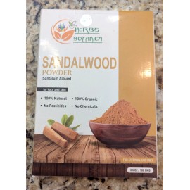 Herbs Botanica Sandalwood Powder for Face & Skin 3.5 oz exp: 07/2027