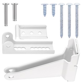 2pcs Door Closer Kit Compatible with Andersen/Emco/Larson/40201/Pella, Screen Door Closer Replacement Parts with Brackets, Mounting Screws and Pins