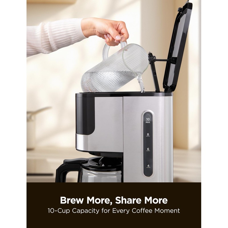 CUCKOO Classic 10-Cup Drip Coffee Maker, Easy To Use Coffee