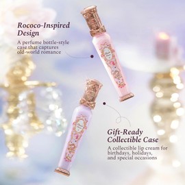 Flower Knows Brillo de labios violeta fresa rococó brillante, brillo hidratante, aceite de labios, brillo hidratante, maquillaje para dar volumen a los labios para niñas y mujeres, vegano y sin crueldad (G03 Bomba de bayas, 0.12 onzas líquidas)