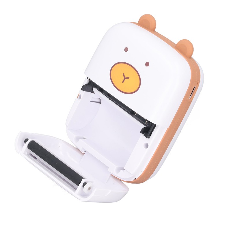 Portable Thermal Printer with 5 Roll Paper Bluetooth Portable Pocket