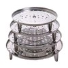 This sturdy steaming rack is not easy to deform and