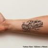 'Car Crash' Temporary Tattoo - Water Resistant, Skin-Safe, Non-Toxic Transfer