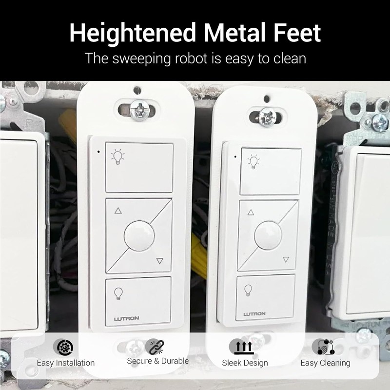Remote Wallplate Bracket Compatible with Lutron Pico Remote Seamless Remote