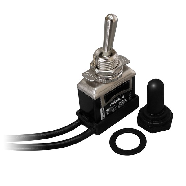 Heavy Duty Toggle Switch 20/15A 125/277V, 2 HP with Waterproof