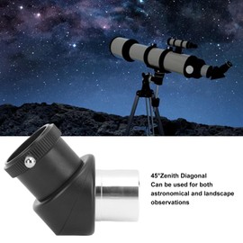 1.25inch 45 Degree Diagonal Adapter Prism for Astronomical Telescope, Wide Viewing, More Light , Clear Image with Dust Proof Cover and Excellent Lens