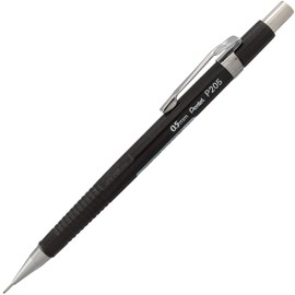 Pentel Sharp Mechanical Pencil, (0.5mm), Metallic Barrels, Assorted Colors Barrels (2N/1Z), Pack of 3 (P205MBP3M)