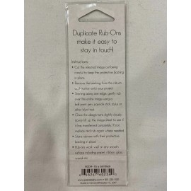 Pebbles Inc. Duplicate Rub-Ons ~ Black ~ It's a Girl ~ Scrapbooking Crafts