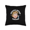 Deviated Septum Survivor Relief Design Throw Pillow