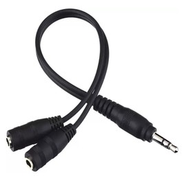 ienza Headphone Splitter for 2 Headphones/Aux Splitter 1 in 2 Out / 1 Audio Jack to 2 Speakers or Headphones (3.5mm TRS Male to 2 3.5mm TRS Female)