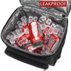 FlowFly Insulated Lunch Bag Adult Lunch Box Large Tote Double