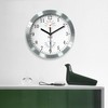 HITO 10 Inch Silent Wall Clock Battery Operated Non Ticking