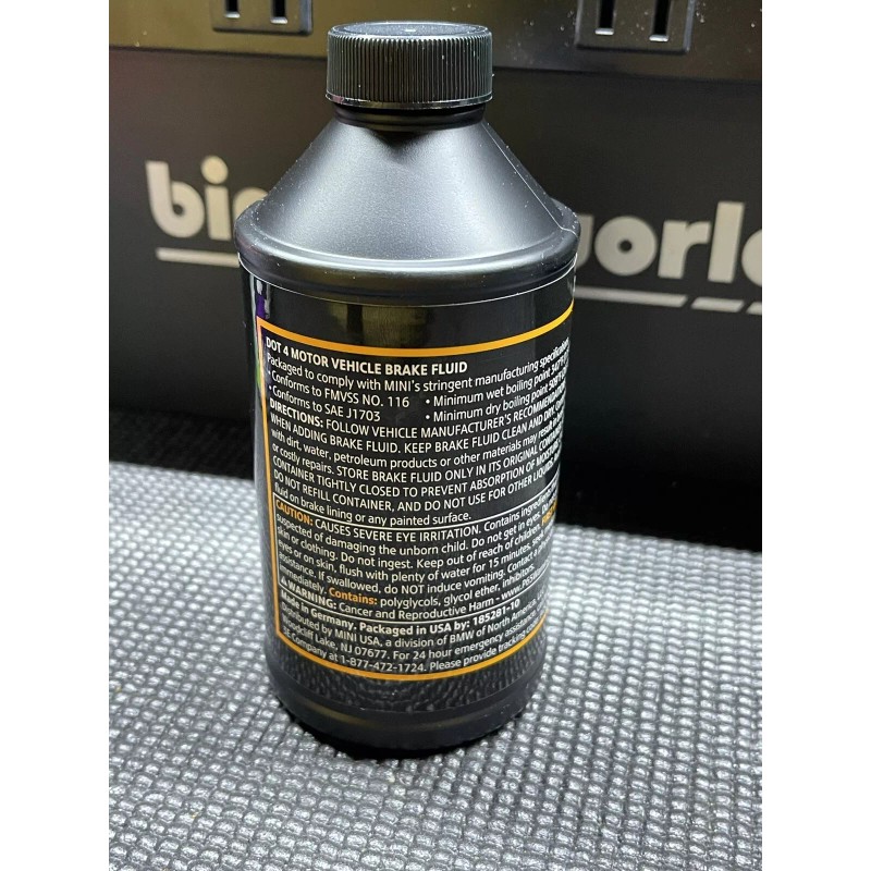 Mini Genuine MINI Brake Fluid Dot 4- 12 Fl Oz