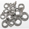HOUSON 10pcs M8 Ring Nut，304 Stainless Steel Eye Nut Ring