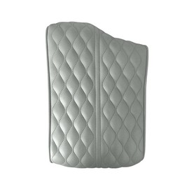 TOTMOX Center Console Armrest Box Cover Anti-Scratch Leather Auto Central Armrest Protector Pad Interior Decoration Accessories Compatible with Hyundai Palisade 2019-2022, Black/Gray