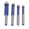 4 Pcs Flush Trim Router Bit 1/4 Shank Tungsten Steel