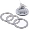 14291600 Blender Blade Cutter with 3 Rubber Seal Gasket Replacement