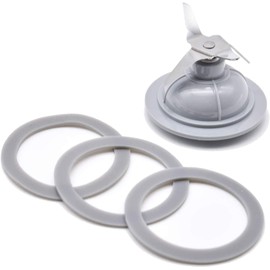 14291600 Blender Blade Cutter with 3 Rubber Seal Gasket Replacement for Blender BL1900 BL4900 BL3900 BL5000 BL5900 BL6000 BL9000