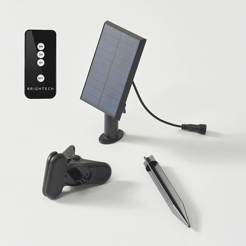 Brightech Ambience Pro Solar Powered Outdoor String Lights, 27ft Remote